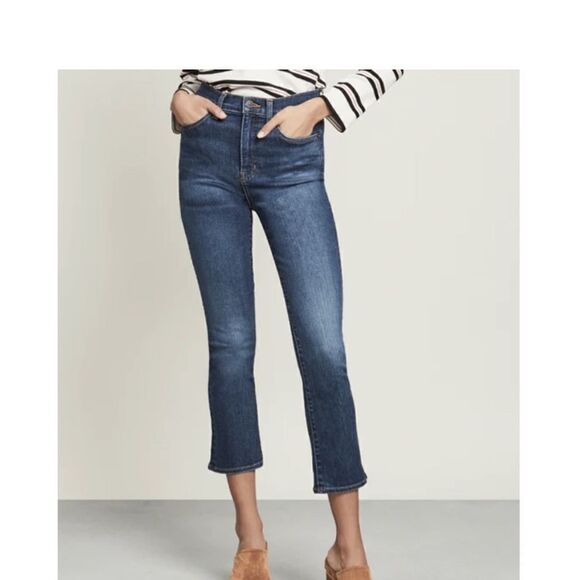 Veronica Beard Carly High Waist Kick Flare Jeans size 24 $248 - Picture 6 of 9